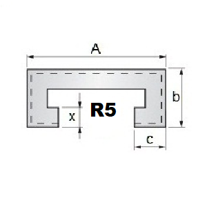 Proteção sanfonada formato oval