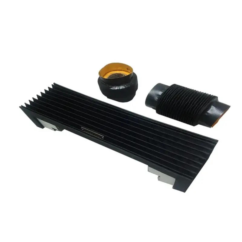 Proteção sanfonada para mesa elevatória