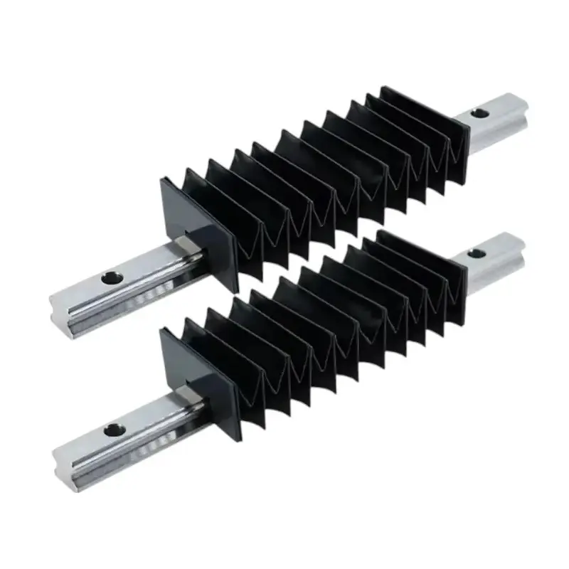Proteção sanfonada para mesa elevatória