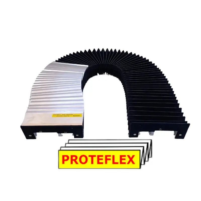 Proteção sanfonada para maquina laser