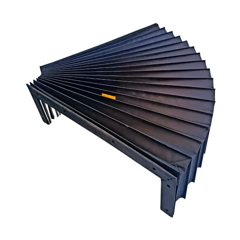 Proteção sanfonada mesa elevatória